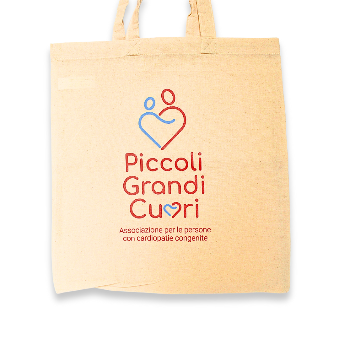 Borsa con logo di Piccoli Grandi Cuori