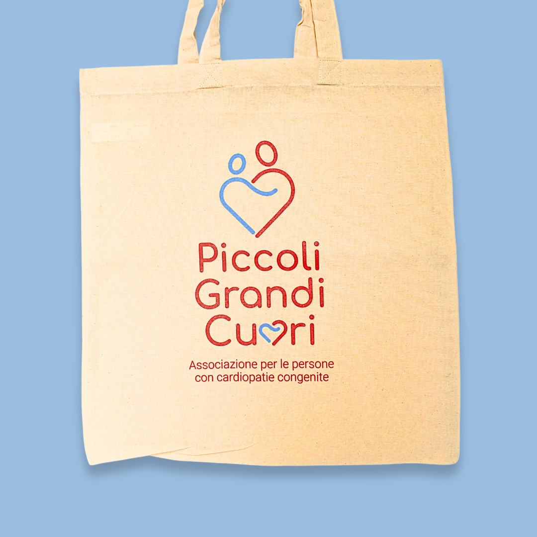 Borsa con logo di Piccoli Grandi Cuori
