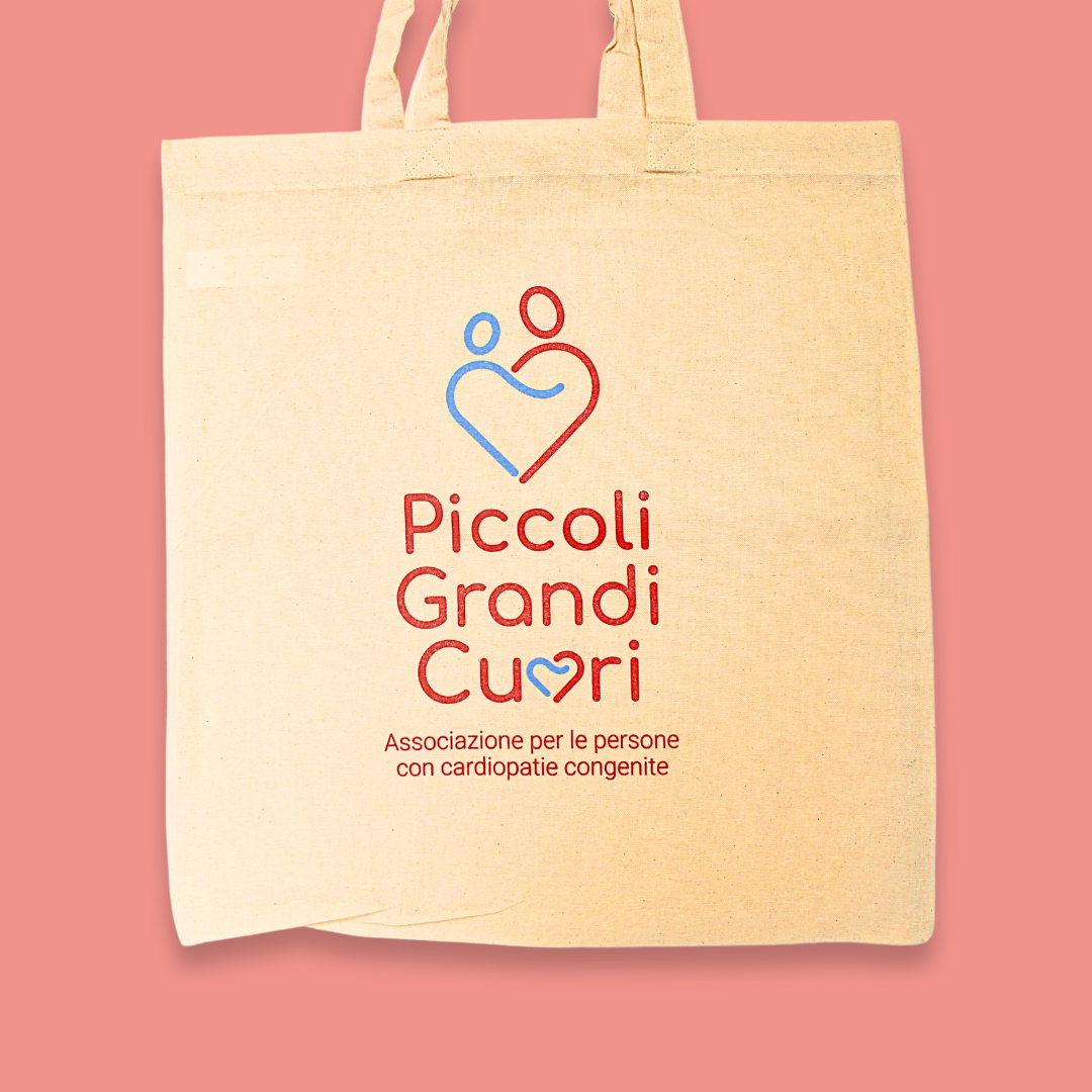 Borsa con logo di Piccoli Grandi Cuori