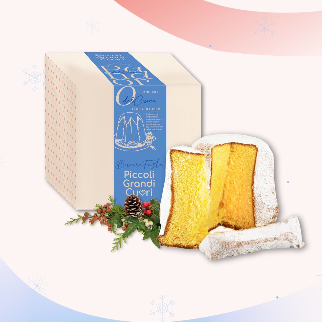 Pandoro solidale Piccoli Grandi Cuori Pandoro solidale a sostegno dei progetti per le persone con cardiopatie congenite