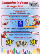  Facciamo Festa Insieme: sabato 28 maggio, Bologna, Parrocchia S.Giuseppe Cottolengo