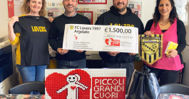 Il calcio per il cuore: FC Lovers dona 1.500 euro per sostenere il Polo dei Cuori