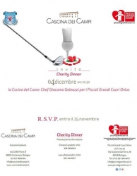 Charity dinner Cascina dei Campi (4 dicembre 2014): Grazie!