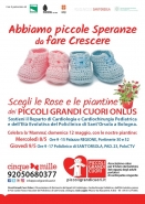 PIANTALA!  ABBIAMO PICCOLE SPERANZE DA FARE CRESCERE. Due giorni per aiutare i Piccoli Grandi Cuori Onlus con le Rose per la Festa della Mamma (12 Maggio 2019). 