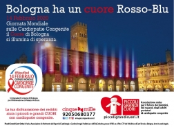  Il Cuore di #Bologna si illumina di Rosso-Blu DOMANI 14 Febbraio 2020 Giornata Mondiale sulle Cardiopatie Congenite